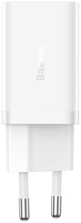 Sieťová nabíjačka Baseus GaN5 Pro, 40W, 3A, 2 x USB-C, Biela CCGP180102