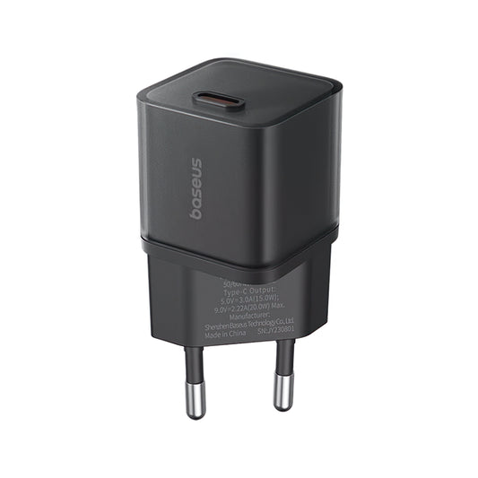 Sieťová nabíjačka Baseus GaN5S, 20 W, 3A, 1 x USB-C, čierna P10162503113113-00