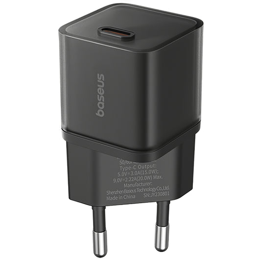 Sieťová nabíjačka Baseus GaN5S, 30 W, 3A, 1 x USB-C, čierna P10162504113-00