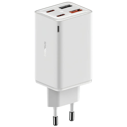 Sieťová nabíjačka Baseus GaN6 Pro, 65 W, 3,25 A, 2 x USB-A - 2 x USB-C, biela