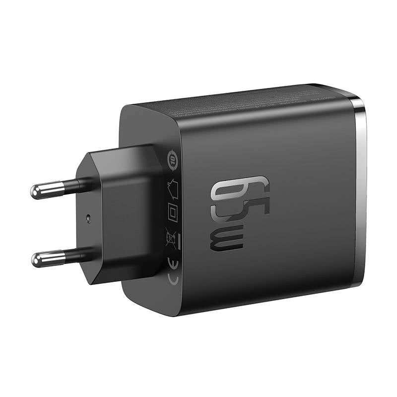 Sieťová nabíjačka Baseus Cube Pro, 65W, 3.25A, 1 x USB-A - 2 x USB-C, Čierna P10152301113-00