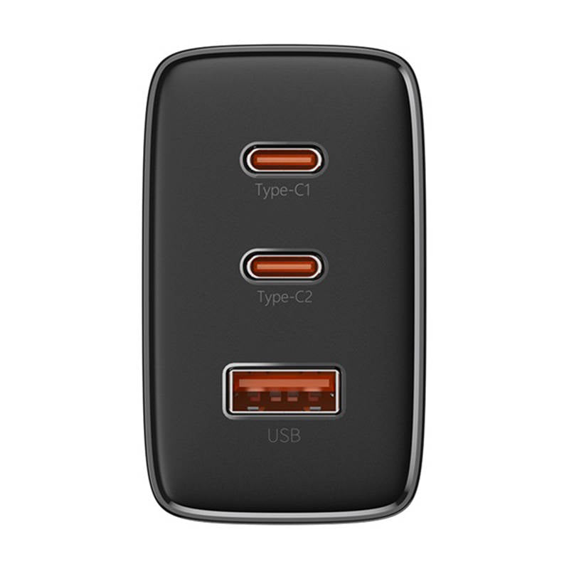 Sieťová nabíjačka Baseus Cube Pro, 65W, 3.25A, 1 x USB-A - 2 x USB-C, Čierna P10152301113-00