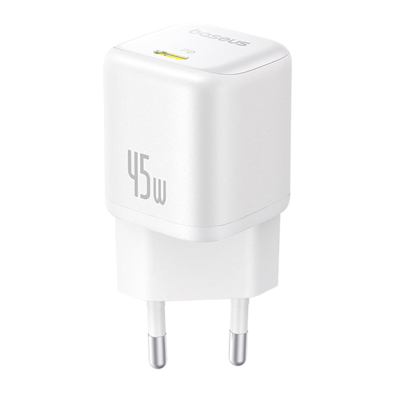 Sieťová nabíjačka Baseus PicoGo, 45W, 3A, 1 x USB-C, Biela P10176800213-00