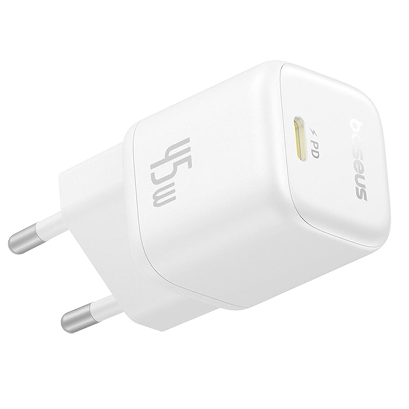 Sieťová nabíjačka Baseus PicoGo, 45W, 3A, 1 x USB-C, Biela P10176800213-00