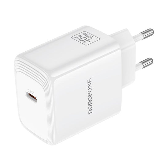 Sieťová nabíjačka Borofone BN33 Fuente, 40W, 1 x USB-C, biela