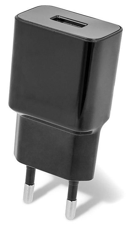 Sieťová nabíjačka MaXlife MXTC-01 s káblom microUSB, 10,5 W, 2,1 A, 1 x USB-A, čierna