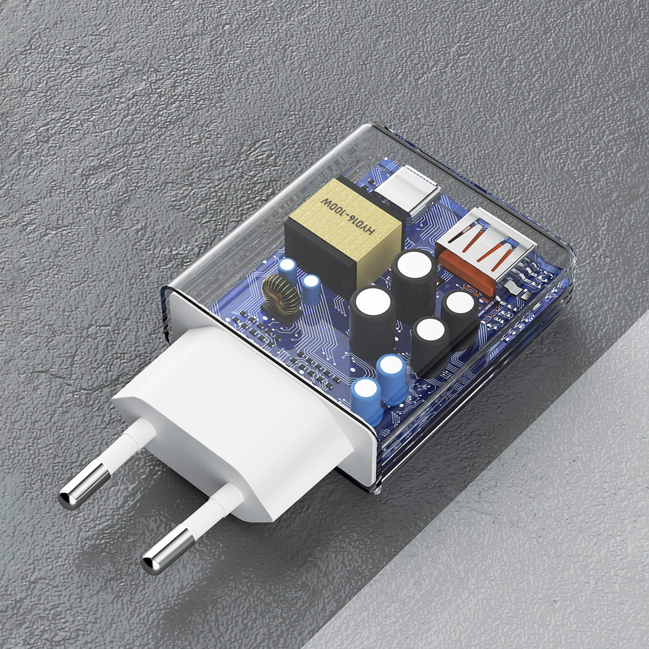 Dudao A30EUT Sieťová nabíjačka s káblom USB-C, 30 W, 3A, 1 x USB-A - 1 x USB-C, biela