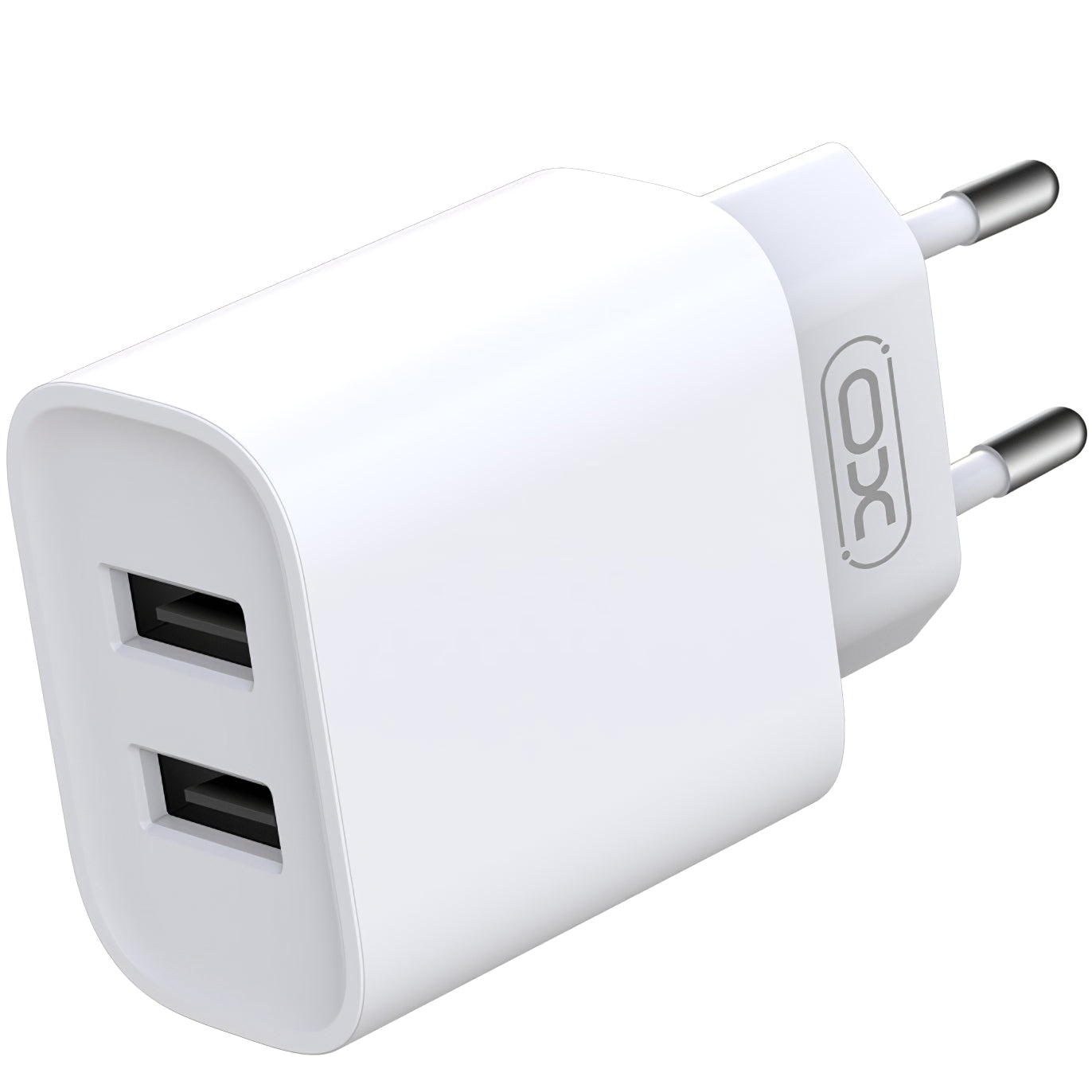 XO Design XO Design BPCE02C Sieťová nabíjačka s káblom USB-C, 10,5 W, 2,1 A, 2 x USB-A, biela