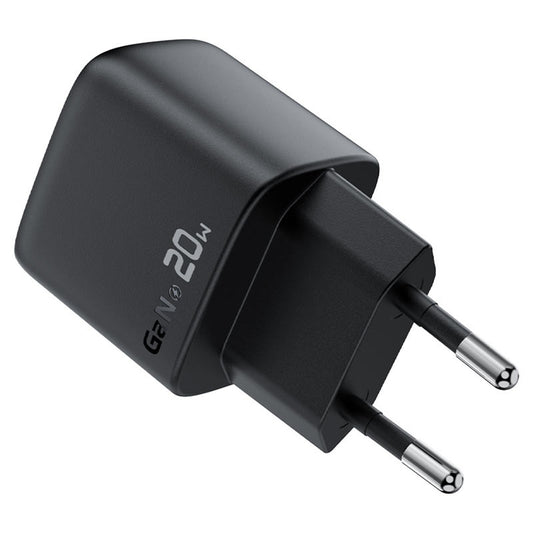 Sieťová nabíjačka s káblom USB-C Acefast A113 Display, 20W, 3A, 1 x USB-C, Čierna