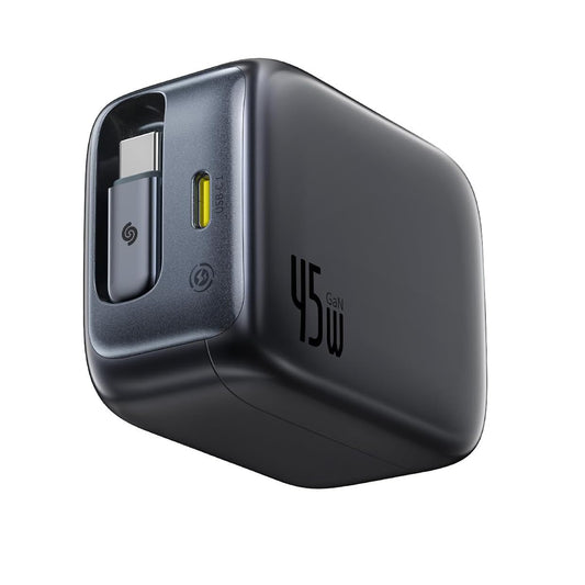 Sieťová nabíjačka s káblom USB-C Baseus EnerCore CJ11, 45W, 3A, 1 x USB-C, čierna Z0004800