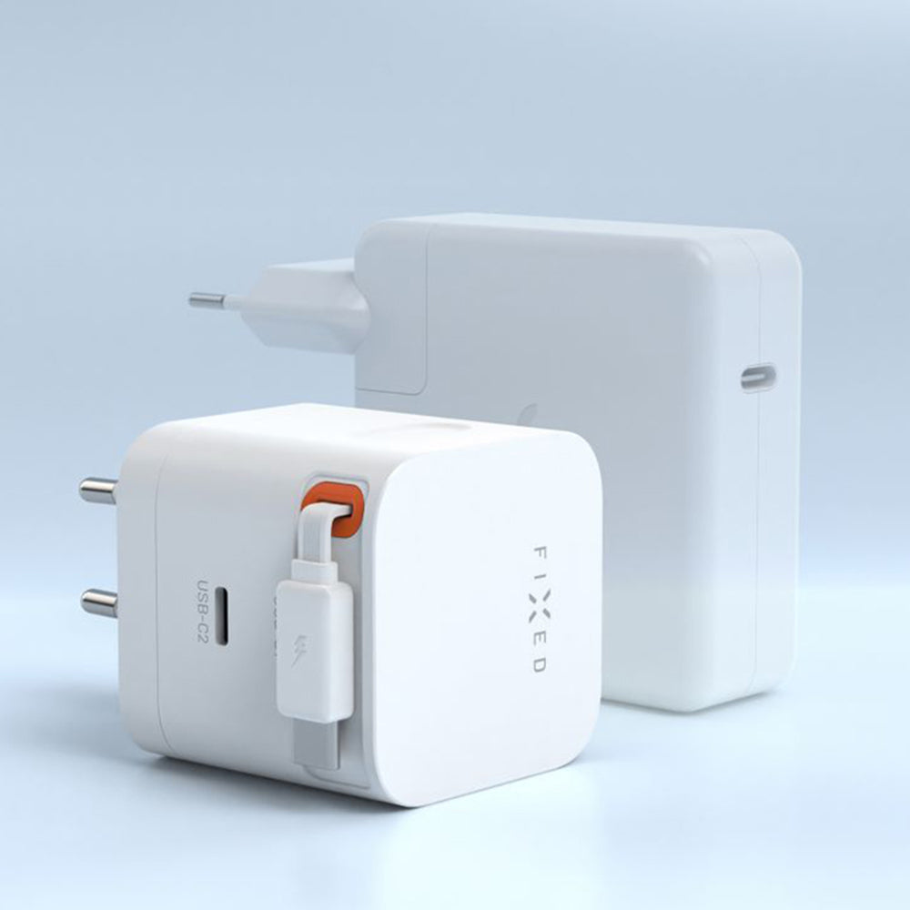 Fixed Network Charger with USB-C Cable, 65W, 3.25A, 1 x USB-C, Black