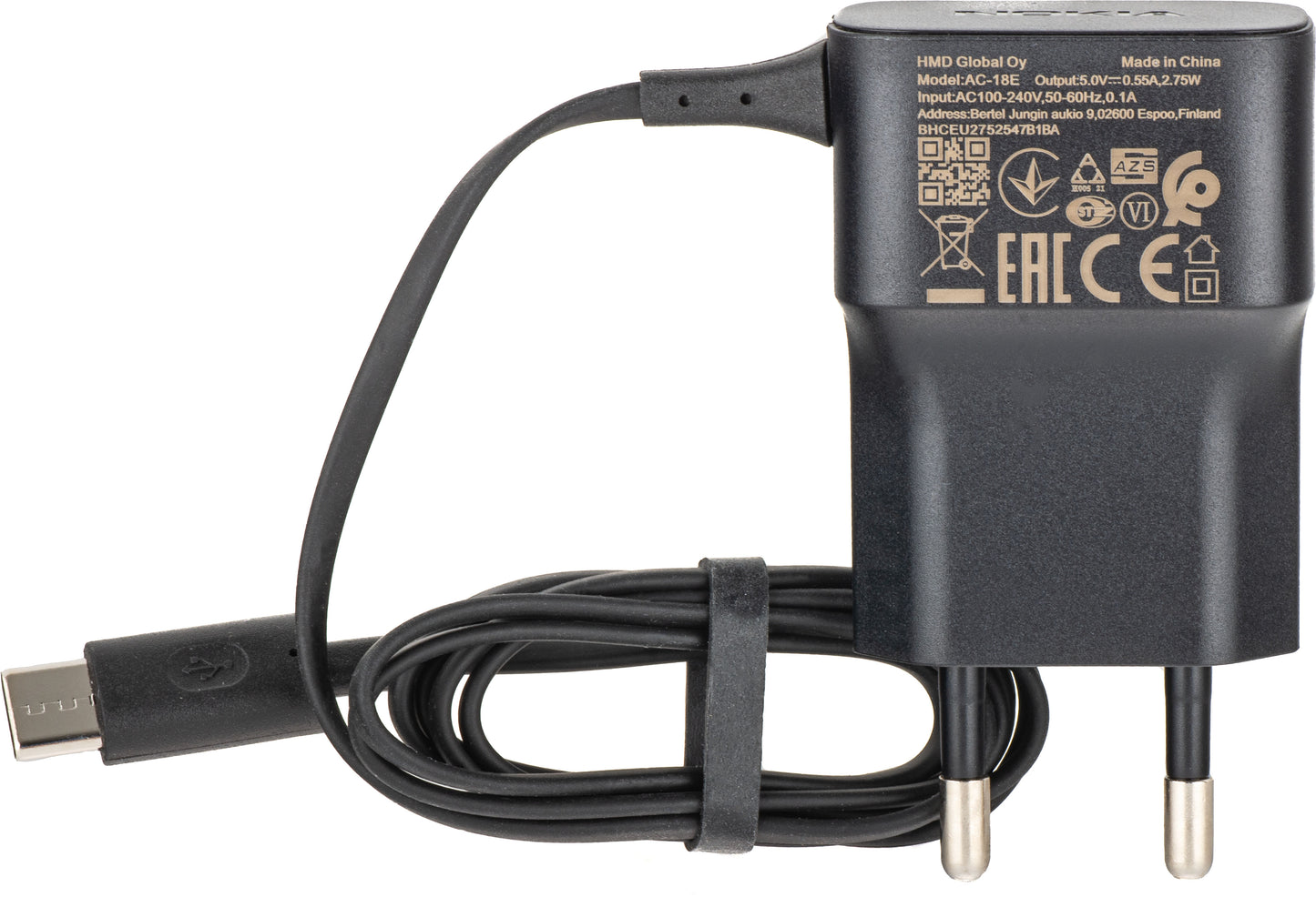 Nabíjačka na stenu USB-C HMD, 2.75W