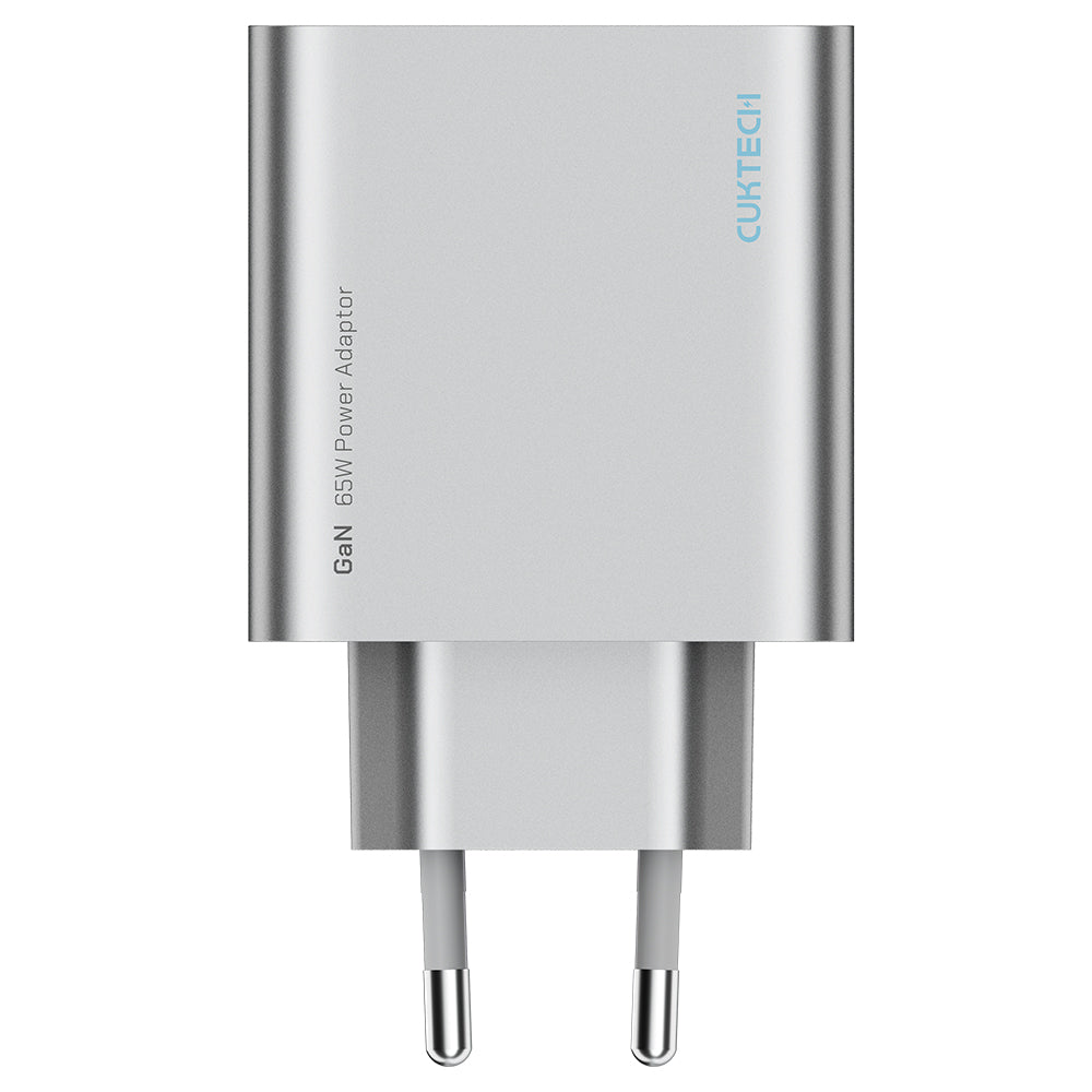 Sieťová nabíjačka Cuktech, 65W, 3,25A, 1 x USB-A - 2 x USB-C, biela CUK0A15CEUSL