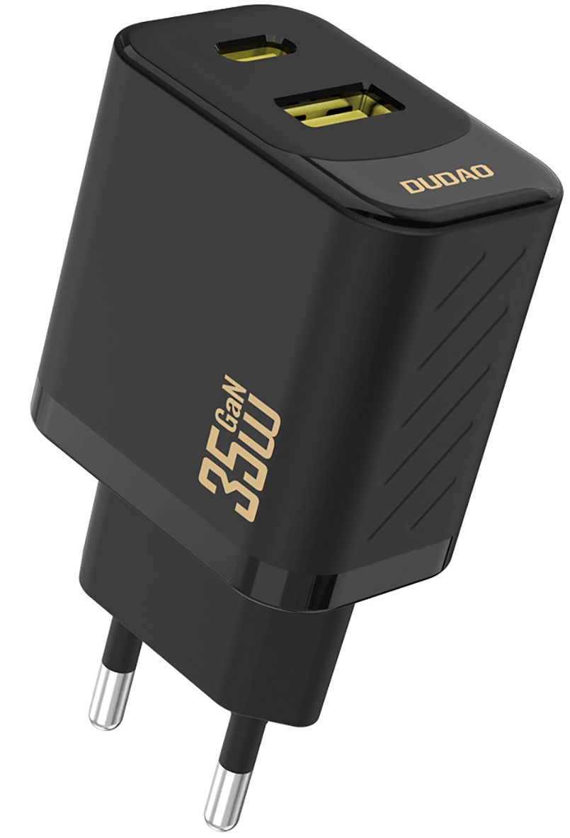 Sieťová nabíjačka Dudao A27 Max, 35W, 1 x USB-A - 1 x USB-C, čierna