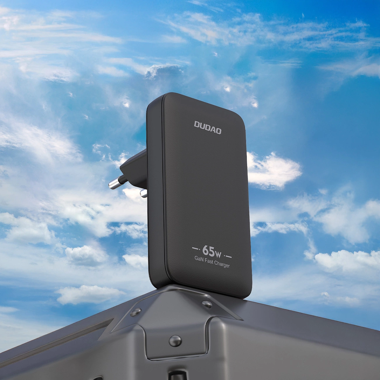 Sieťová nabíjačka Dudao A65Q Travel, 65W, 3.25A, 1 x USB-A - 1 x USB-C, Čierna