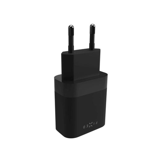 Sieťová nabíjačka Fixed, 20W, 3A, 1 x USB-C, Čierna