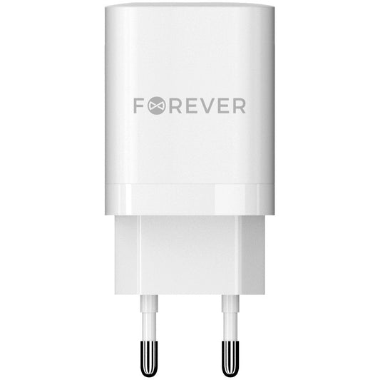 Sieťová nabíjačka Forever TC-05-35CC, 35W, 3A, 2 x USB-C, Biela