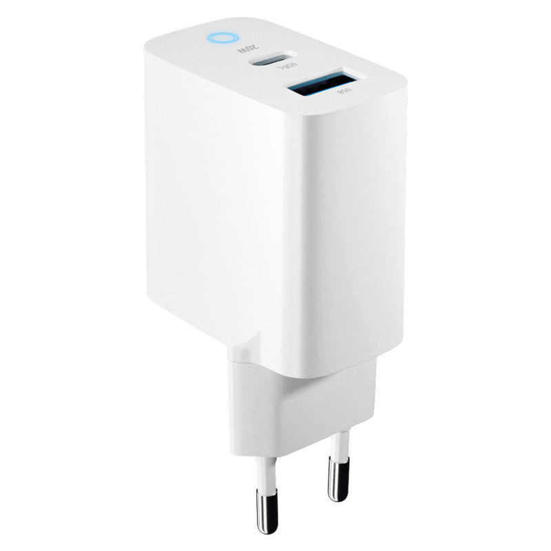 Sieťová nabíjačka Forever TC-06-20AC, 20 W, 3A, 1 x USB-A - 1 x USB-C, biela