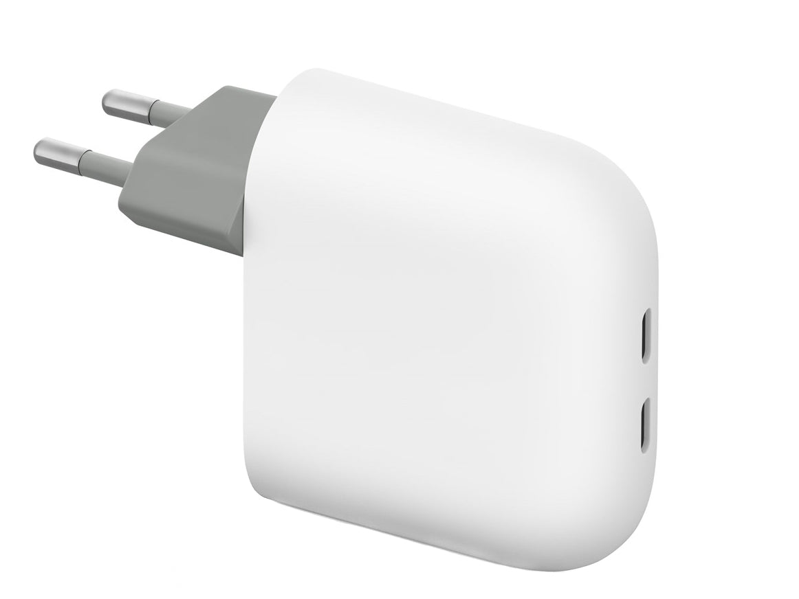 Sieťová nabíjačka Google, 67W, 4A, 2 x USB-C, Biela GA09856-EU