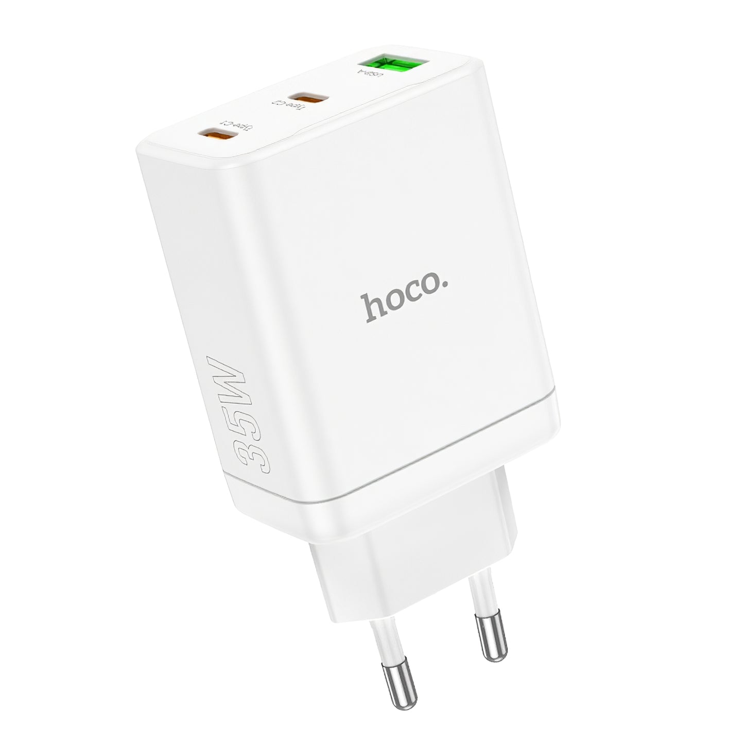 Sieťová nabíjačka HOCO N33, 35 W, 3A, 1 x USB-A - 2 x USB-C, biela