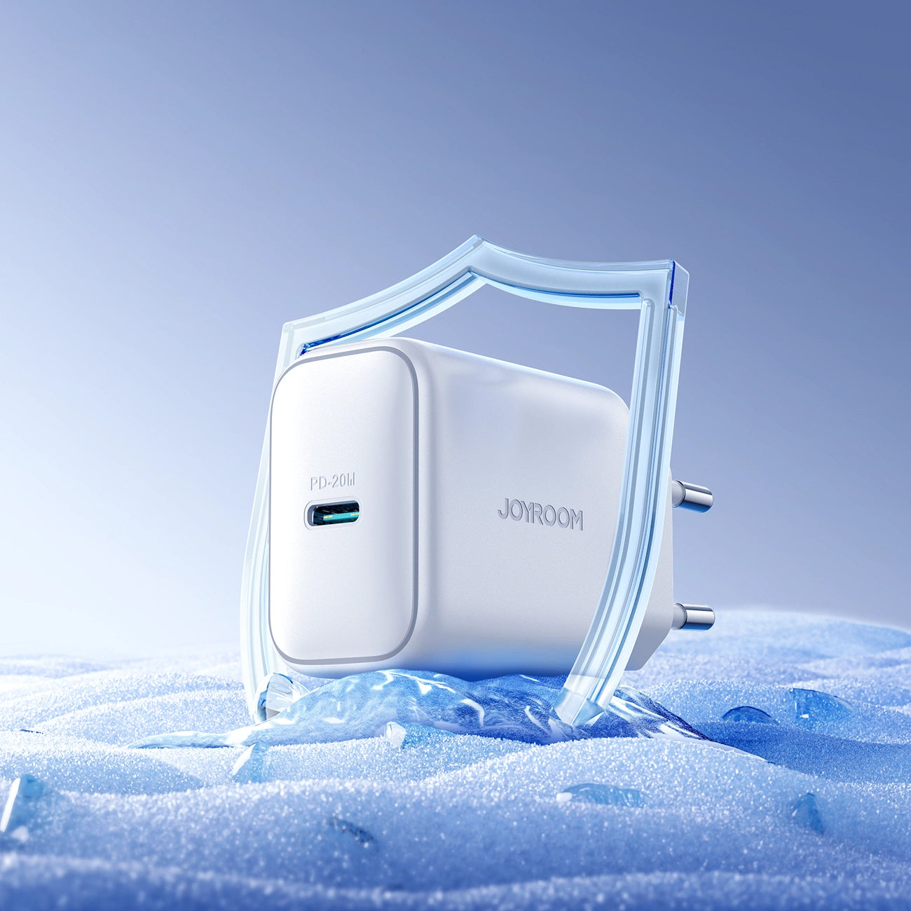 Sieťová nabíjačka Joyroom JR-TCF20, 20W, 3A, 1 x USB-C, Biela