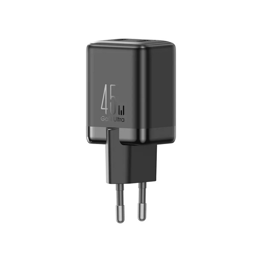 Sieťová nabíjačka Joyroom JR-TCG17, 45W, 3A, 2 x USB-C, Čierna