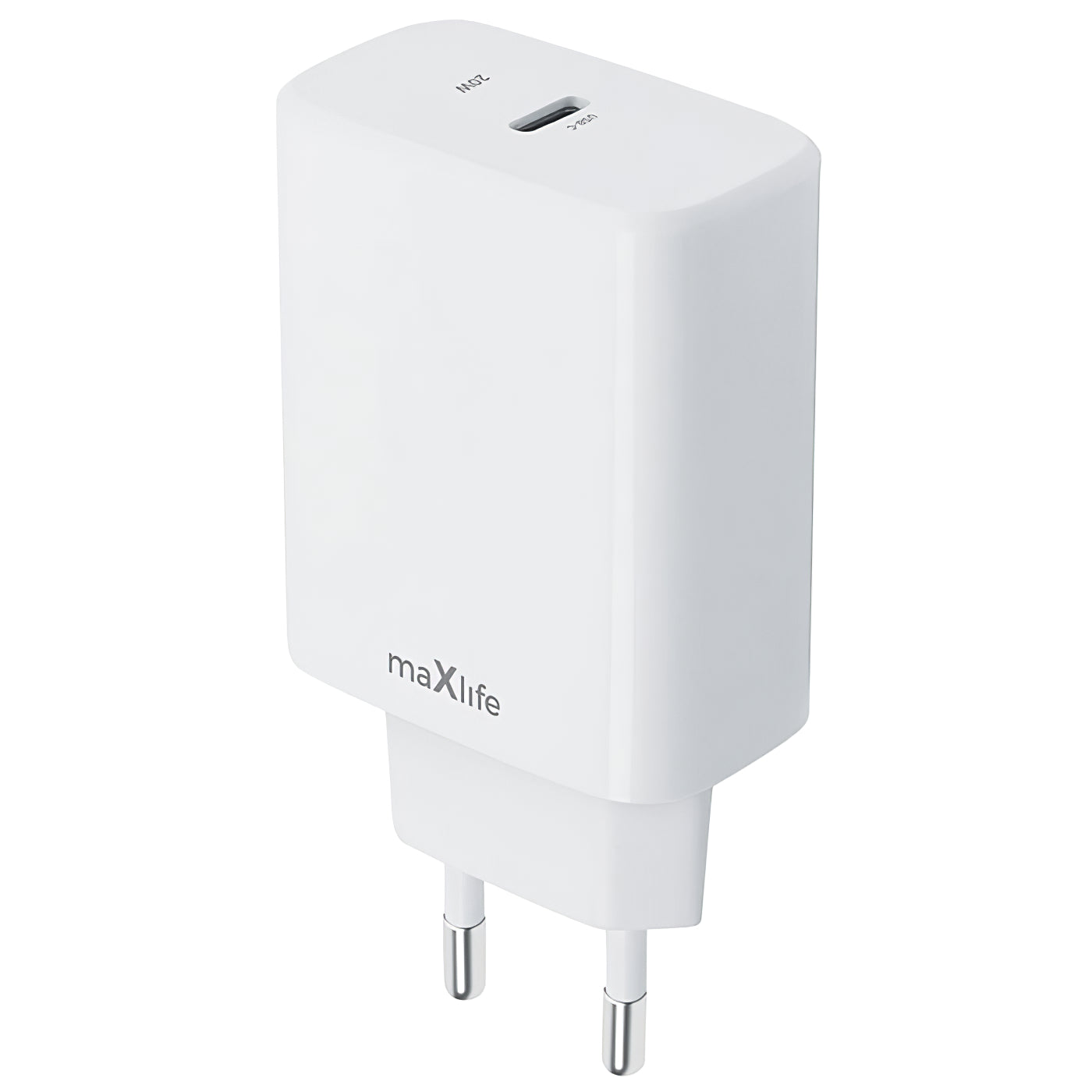 Sieťová nabíjačka MaXlife MXTC-10-20C, 20 W, 3A, 1 x USB-C, biela