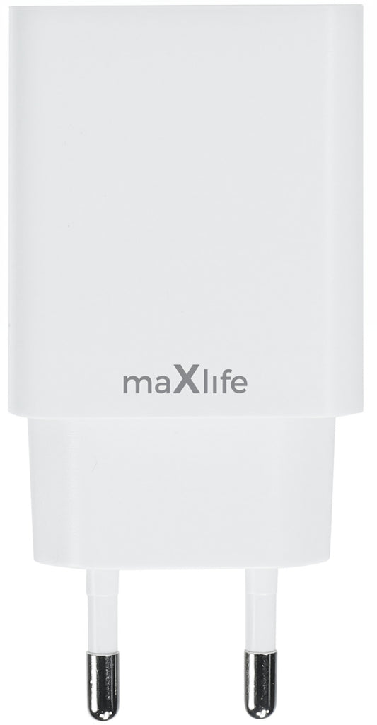 Sieťová nabíjačka MaXlife MXTC-13-20C, 20W, 3A, 1 x USB-C, Biela