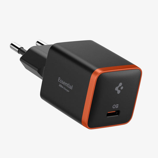 Sieťová nabíjačka Spigen EE301EU Essential, 30W, 3A, 1 x USB-C, čierna ACH08448