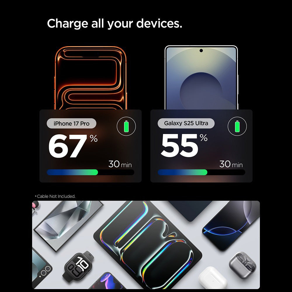Sieťová nabíjačka Spigen EE301EU Essential, 30W, 3A, 1 x USB-C, čierna ACH09493