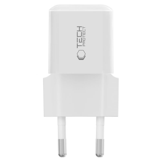 Sieťová nabíjačka Tech-Protect NCM25, 25W, 3A, 1 x USB-C, biela
