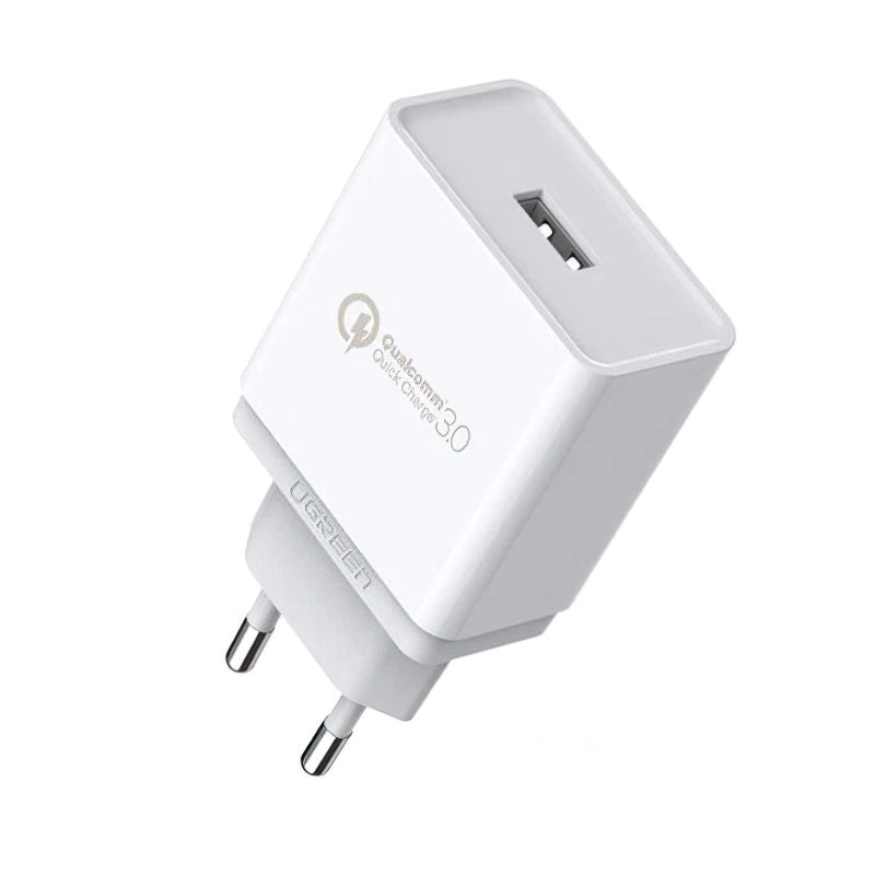 Sieťová nabíjačka UGREEN CD122, 18W, 3A, 1 x USB-A, Biela