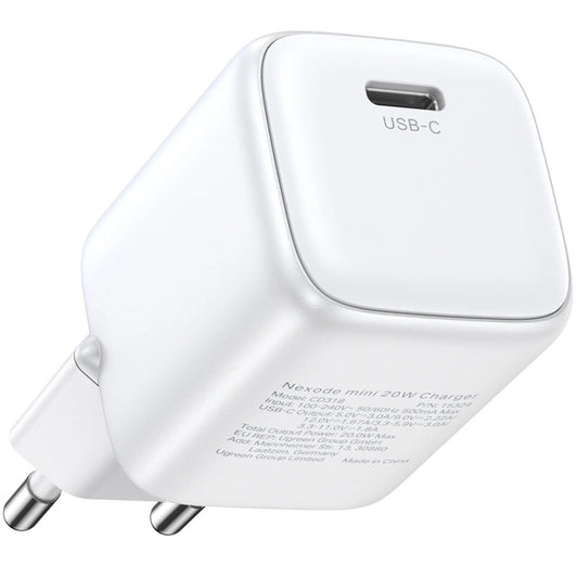 Sieťová nabíjačka UGREEN CD319, 30 W, 3A, 1 x USB-C, biela