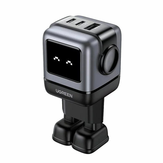 Network Charger UGREEN CD361 Uno, 65W, 3.25A, 1 x USB-A - 2 x USB-C, Black