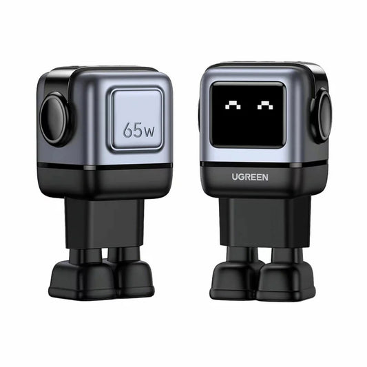 Network Charger UGREEN CD361 Uno, 65W, 3.25A, 1 x USB-A - 2 x USB-C, Black
