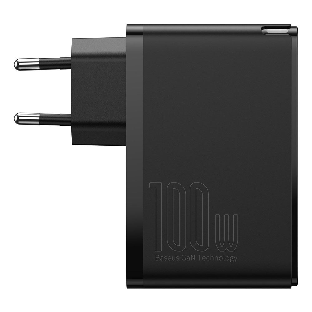 Sieťová nabíjačka Baseus GaN2 Pro, 100 W, 5 A, 2 x USB-A - 2 x USB-C, čierna CCGAN2P-L01