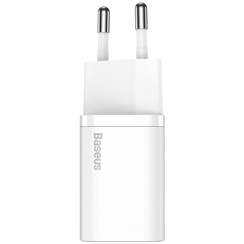 Sieťová nabíjačka Baseus Super Si, 20 W, 3A, 1 x USB-C, biela CCSUP-B02