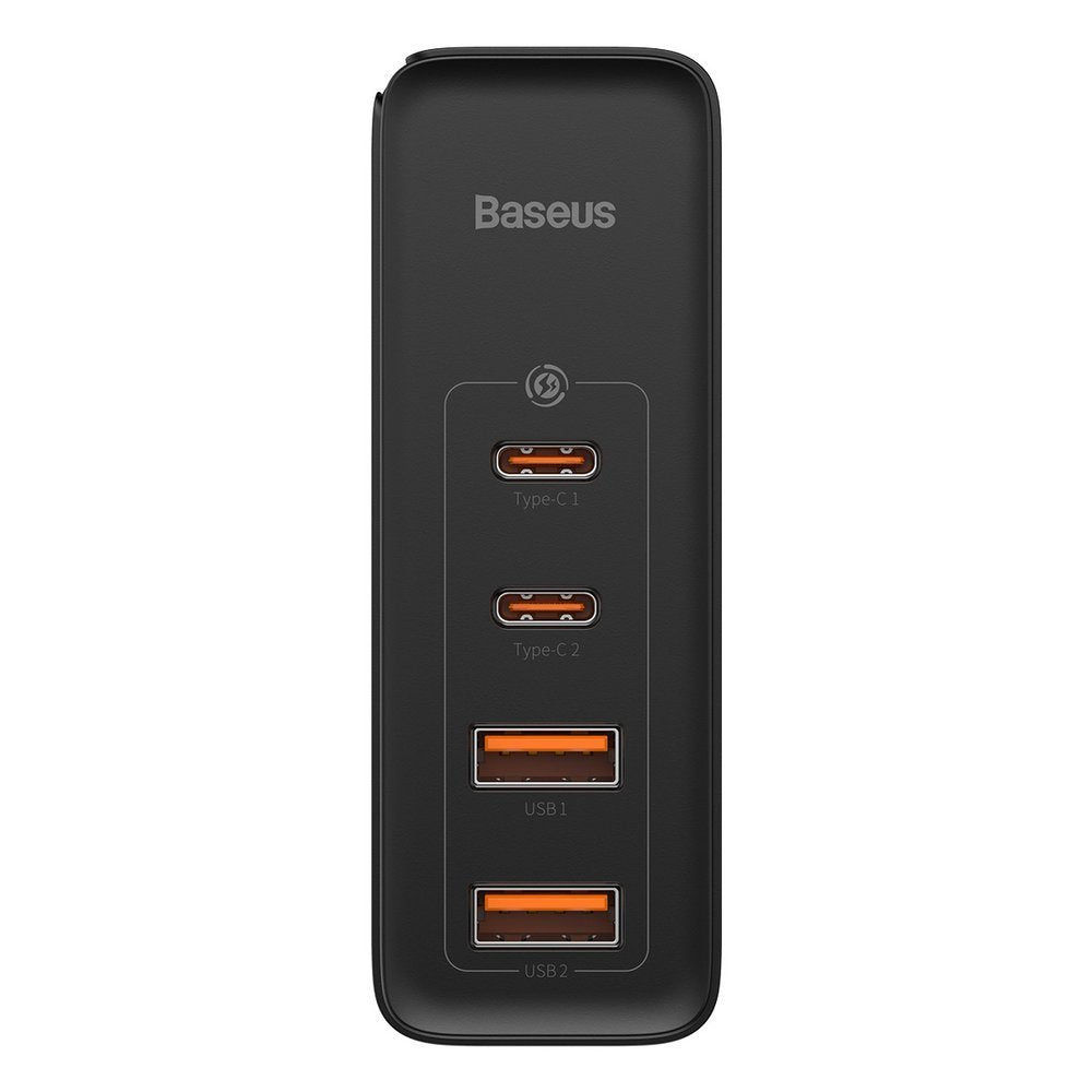 Sieťová nabíjačka Baseus GaN2 Pro, 100 W, 5 A, 2 x USB-A - 2 x USB-C, čierna CCGAN2P-L01