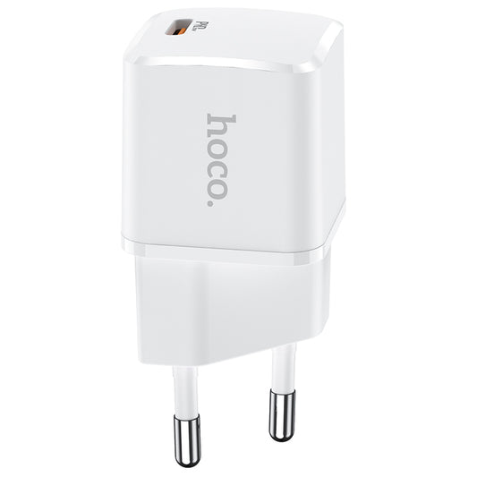 Sieťová nabíjačka HOCO N10, 20 W, 3A, 1 x USB-C, biela