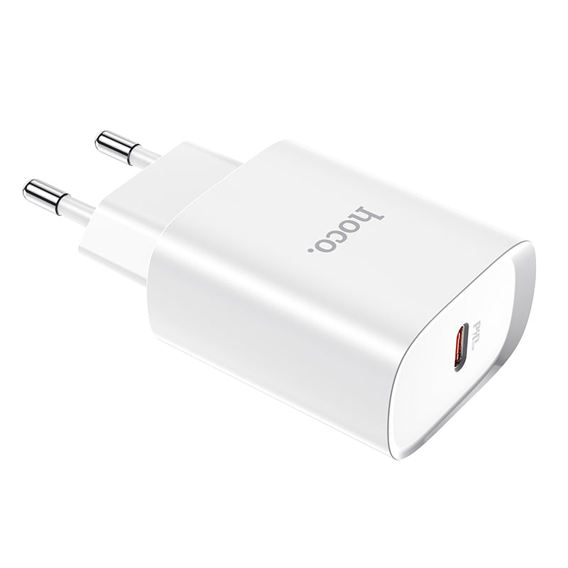 Sieťová nabíjačka HOCO N14, 20 W, 3A, 1 x USB-C, biela