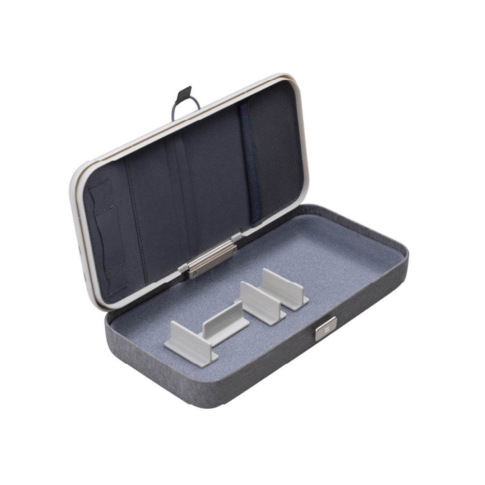 Bezdrôtová nabíjacia stanica Edizard PowerCube 3v1, 65W, 3.25A, 1 x USB-C, Sivá