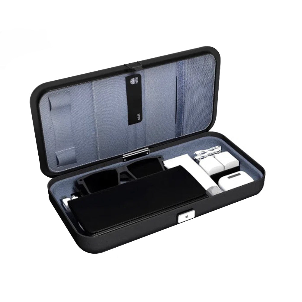 Bezdrôtová nabíjacia stanica Edizard PowerCube 3v1, 65W, 3.25A, 1 x USB-C, Sivá