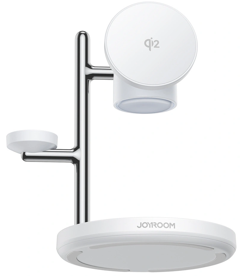 Bezdrôtová nabíjačka Joyroom JR-W23 3v1, 15W, 1.67A, Biela