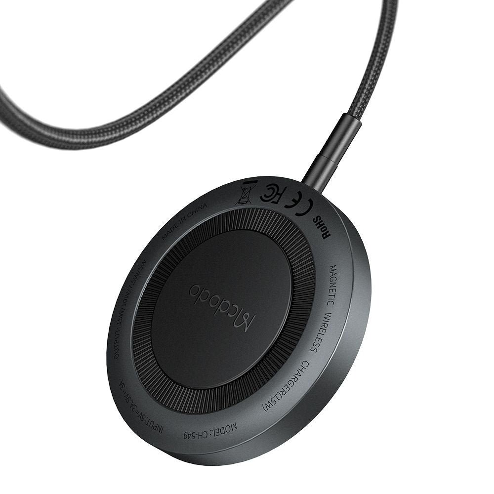 Bezdrôtová sieťová nabíjačka McDodo CH-5490, 15W, 1.67A, Čierna