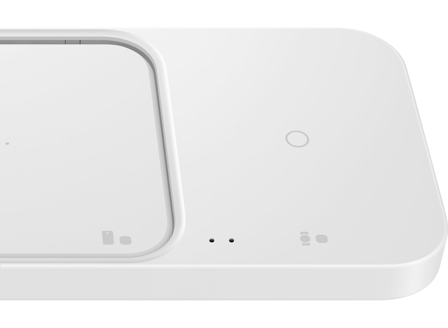 Bezdrôtová sieťová nabíjačka Samsung Duo, 15 W, 1,67 A, biela EP-P5400BWEGEU