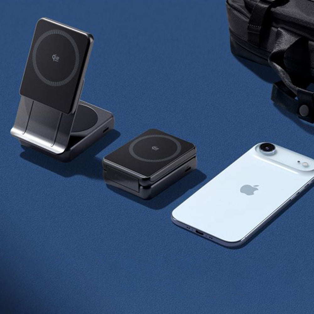 Bezdrôtová nabíjačka Spigen EF302MOQ 3v1, 25W, 1 x USB-C, Sivá