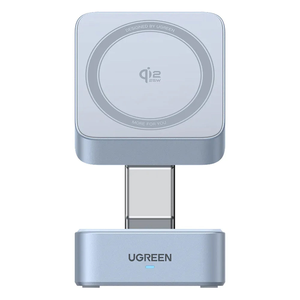 Bezdrôtová nabíjačka UGREEN W752 2v1, 35W, 3A, 1 x USB-C, Modrá