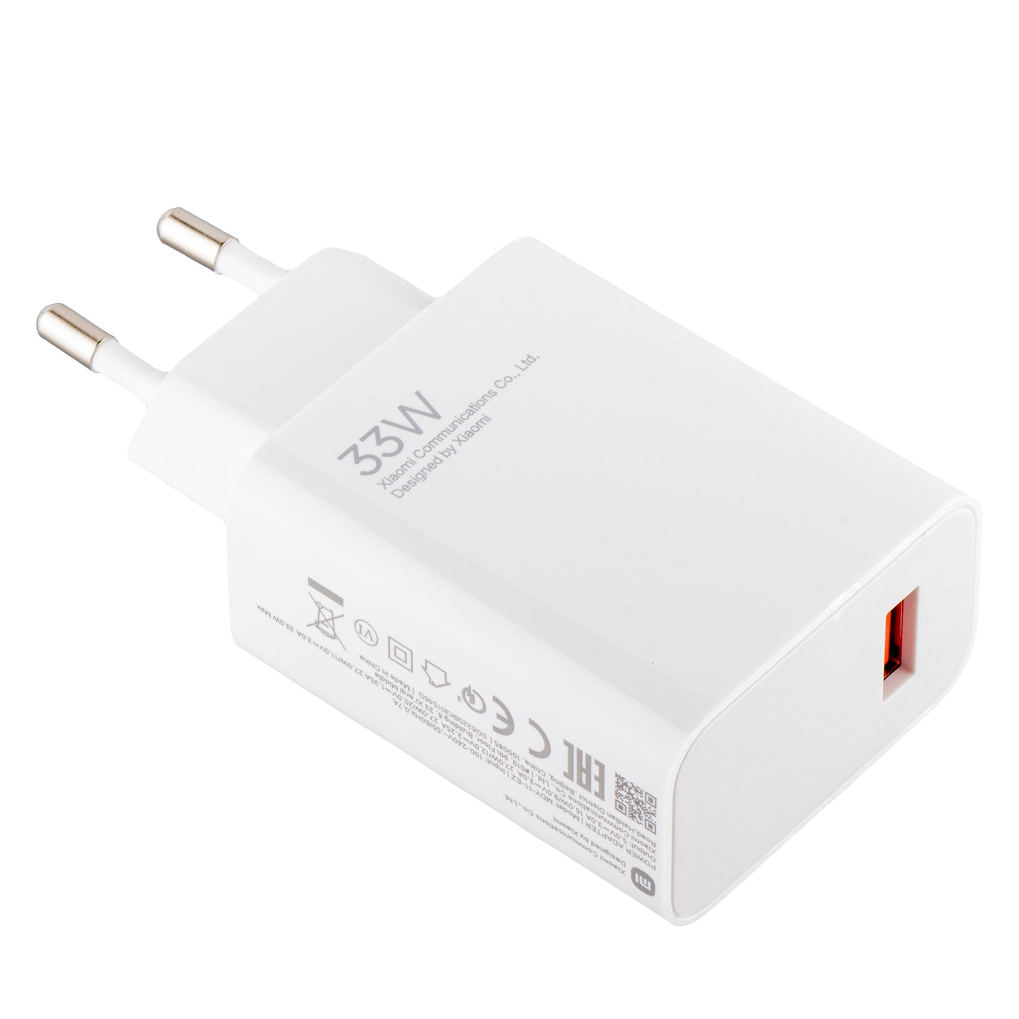 Xiaomi MDY-11EZ Sieťová nabíjačka, 33 W, 3A, 1 x USB-A, biela