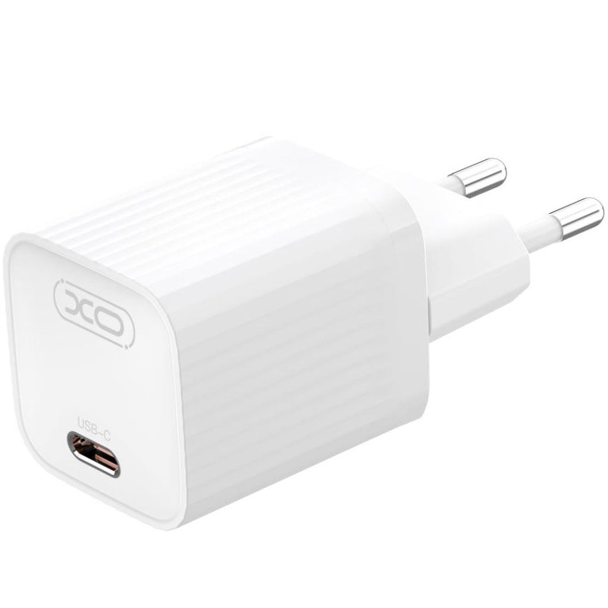 Sieťová nabíjačka XO Design L148, 30W, 3A, 1 x USB-C, Biela