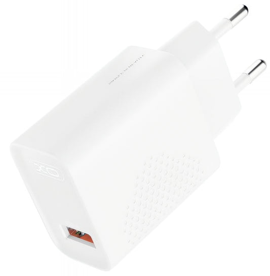 Sieťová nabíjačka XO Design L159, 18W, 3A, 1 x USB-A, Biela